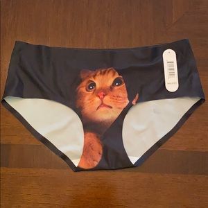 Silky cat underwear
